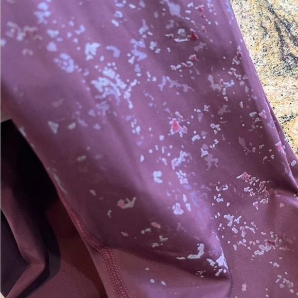 LULULEMON Speed Wunder Under Leggings Size 4 Burgundy Sculpting Full-Length Pant - Picture 4 of 11